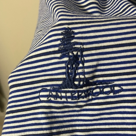 Polo Golf Ralph Lauren Men’s Large Blue Striped Polo - Picture 6 of 7